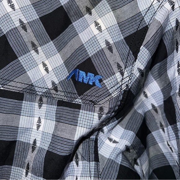 Mountain Khakis Shirt Men Black Gray Plaid Snap Button Up Rodeo Sz XL NWT - Picture 4 of 6